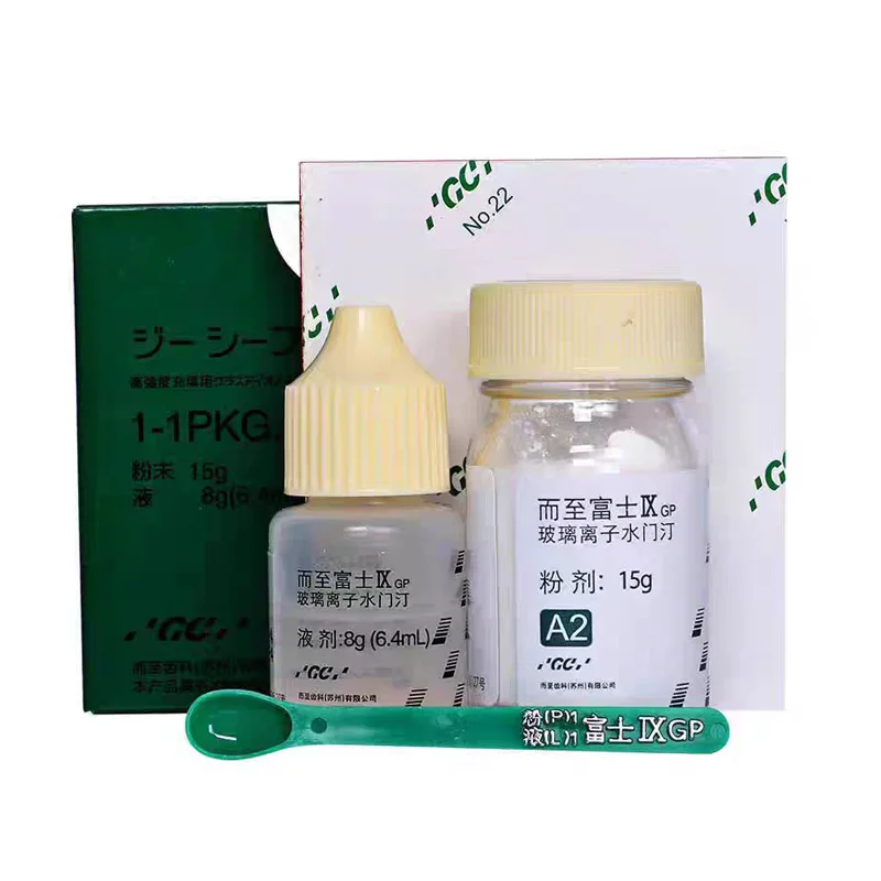 Фото Стоматологические материалы: Стеклоиономерный цемент GC Fuji 9, GCIX Ionomer, Fuji 9 Enhanced Ionomer, Fuji 2 – реставрационные материалы для зубов №2