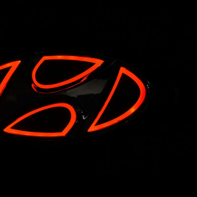 

5D Car Front Grille Trunk Logo LED Light Retrofit for Hyundai Ix35 Accent I30 Bayon Genesis Coupe Verna Elantra Tucson Santafe