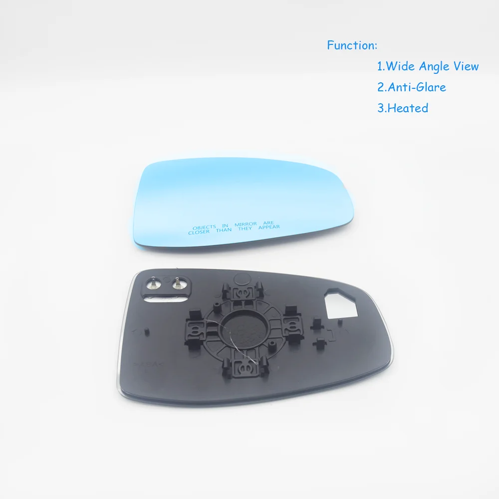 

1 пара боковых зеркал заднего вида с синими стеклянными линзами для Honda Fit 2015-2020, американская версия, широкоугольное антибликовое дверное зеркало