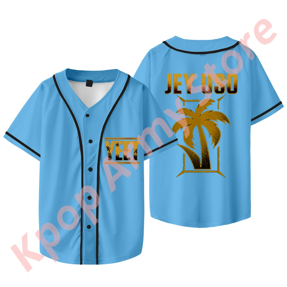 Jey Uso Golden Yeet Merch Бейсбольная куртка Футболка Летние женские и мужские модные