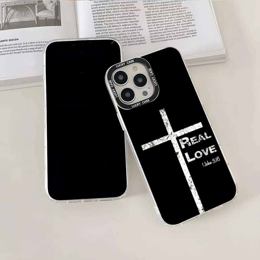 Чехол IMD для телефона с изображением текста Библии Иисуса Христа яркий чехол Samsung