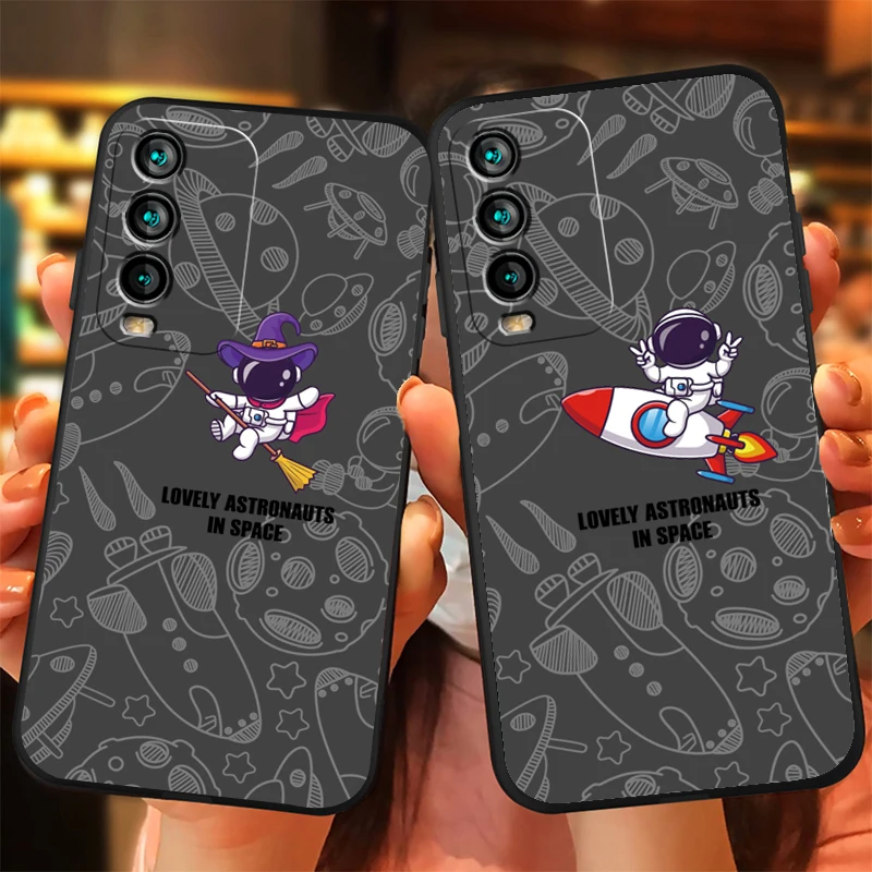 

Spaceman Funny Phone Cases For Xiaomi Redmi Note 10 10S 10 Pro POCO F3 GT X3 GT M3 Pro X3 NFC Back Cover Funda Coque