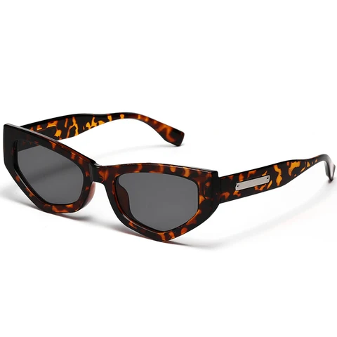 DOHOHDO 2024 новые винтажные многоугольные солнцезащитные очки кошачий глаз для женщин и мужчин конфетные цвета Оттенки UV400 брендовые дизайнерские мужские трендовые солнцезащитные очки