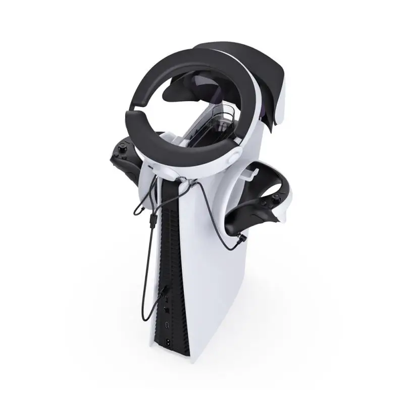 

Headset Stand Game Handle Display Stand For PS5 Host Overhead Game Handle Stable Holder Accessories Type-C Charging Wire Headset