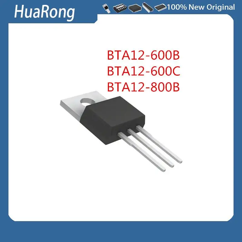 

10Pcs/Lot BTA12-600B BTA12-600C BTA12-800B TO-220