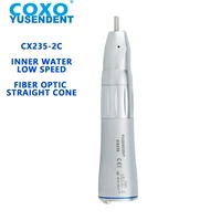 coxo dental 11 direct drive fiber optic low speed straight cone inner water air motor headpiece cx235 2c fit nsk kavo wh