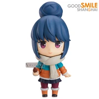 good smile company genuine nendoroid 981 laid back camp shima rin gsc kawaii doll model collectile anime action figure toys