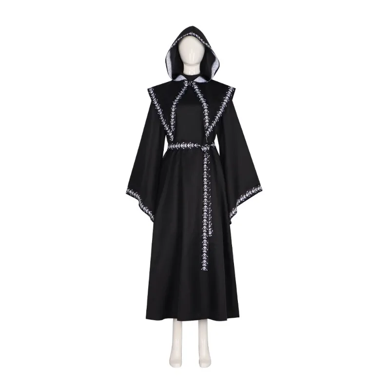 

Halloween Priest Medieval Costume Retro Cosplay Costume Role-Playing Friar Robe Priest Cos Costumes