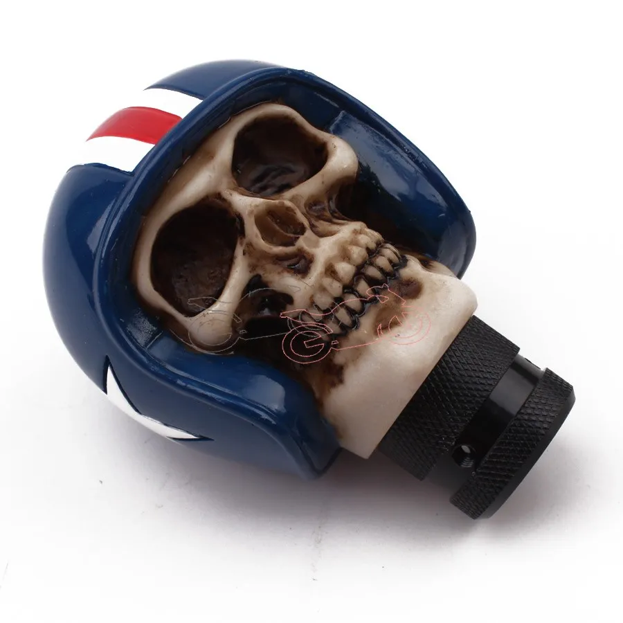 Универсальная ручка переключения передач для автомобиля шлема черепа