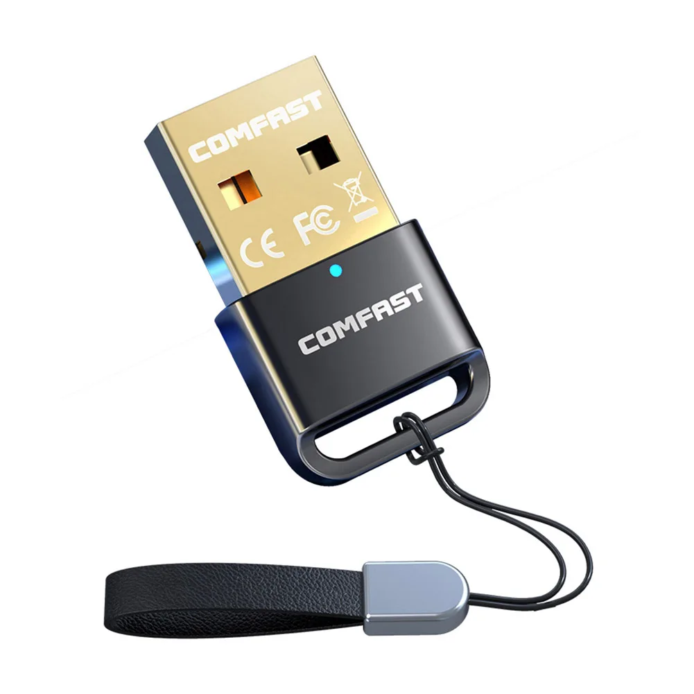 

USB Bluetooth-compatible 5.1 Dongle Adapter Driver-free Music Audio Wireless Receiver Transmitter for Speaker Mobile Phone Heads