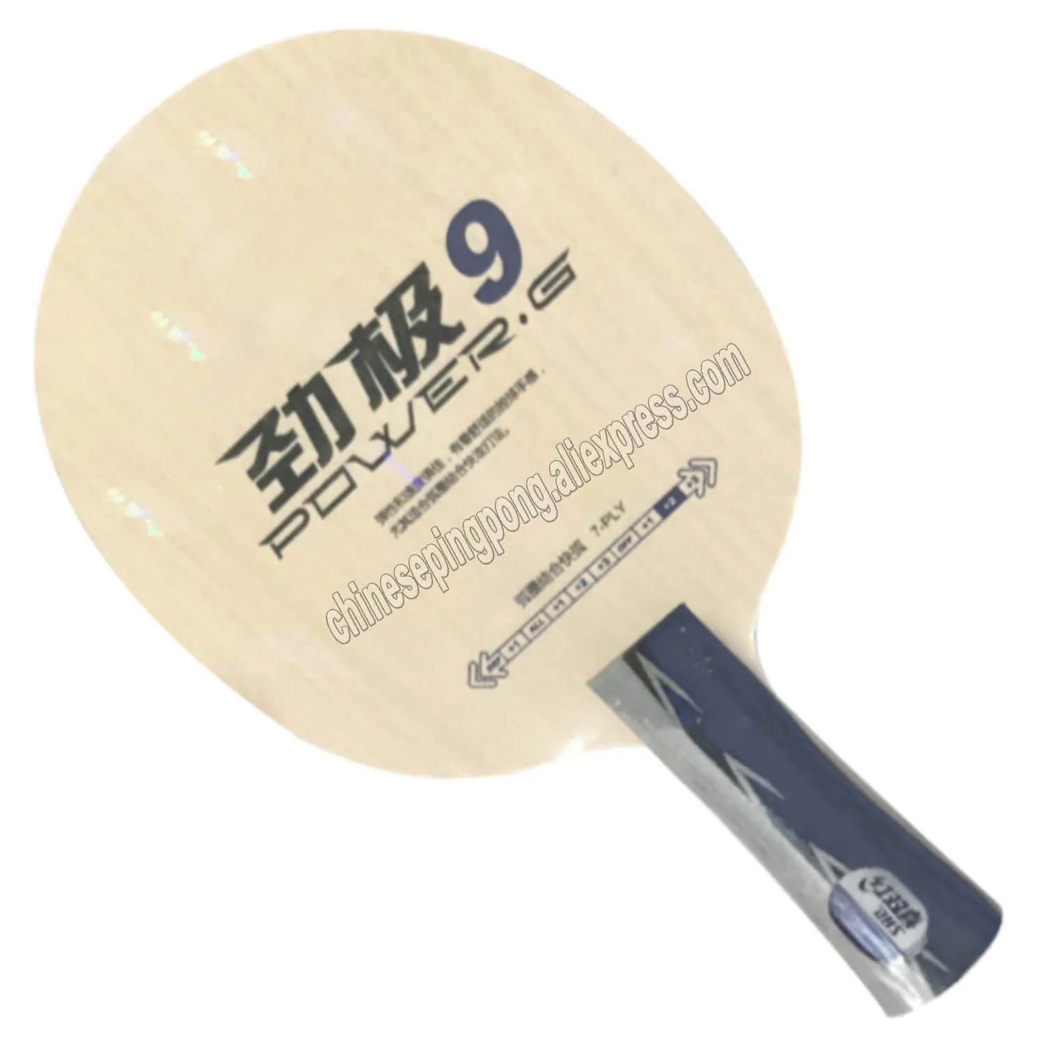 

DHS POWER.G9 PG9 PG 9 PG.9 7-Ply OFF++ Table Tennis Blade for PingPong Racket