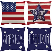 american flag pillowcase set patriotic pillow decors american flag stars strips covers patriotic home decoration linen
