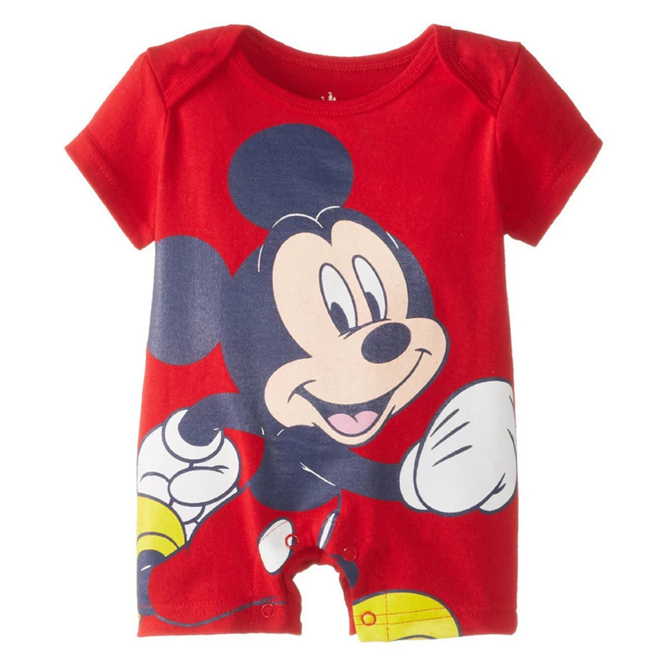 

Baby Costume Cute Mickey Minnie Clothes Infant Girls Boys Children Summer Romper Clothing For 0-24M