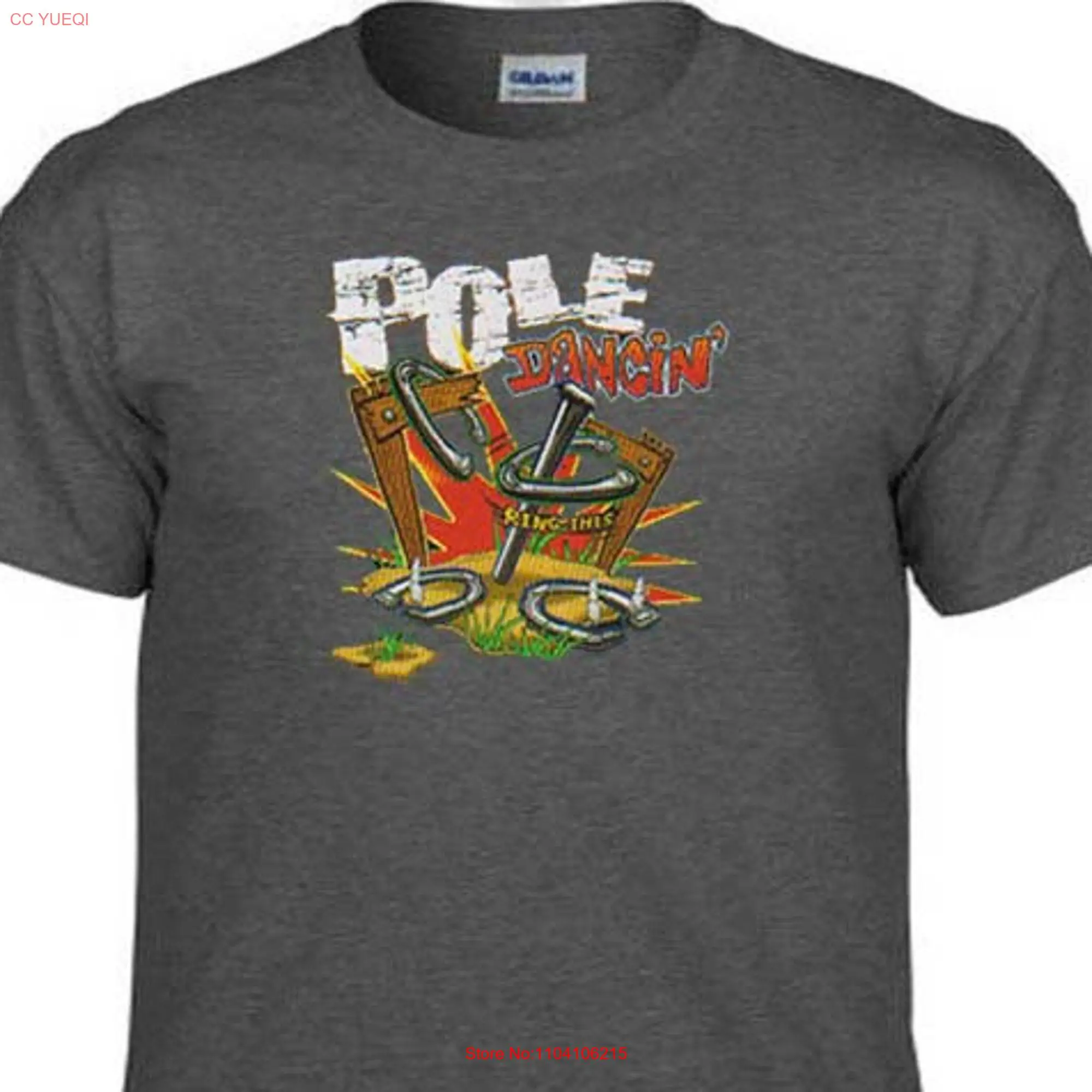 Футболка в форме подковы с длинным или коротким рукавом