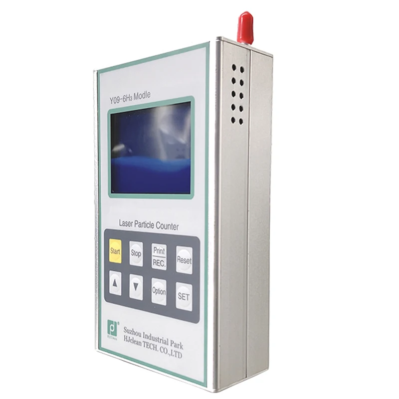 

New Designed Continuously Working Time 6h Portable Particulate Matter Counter gas flow analyzer