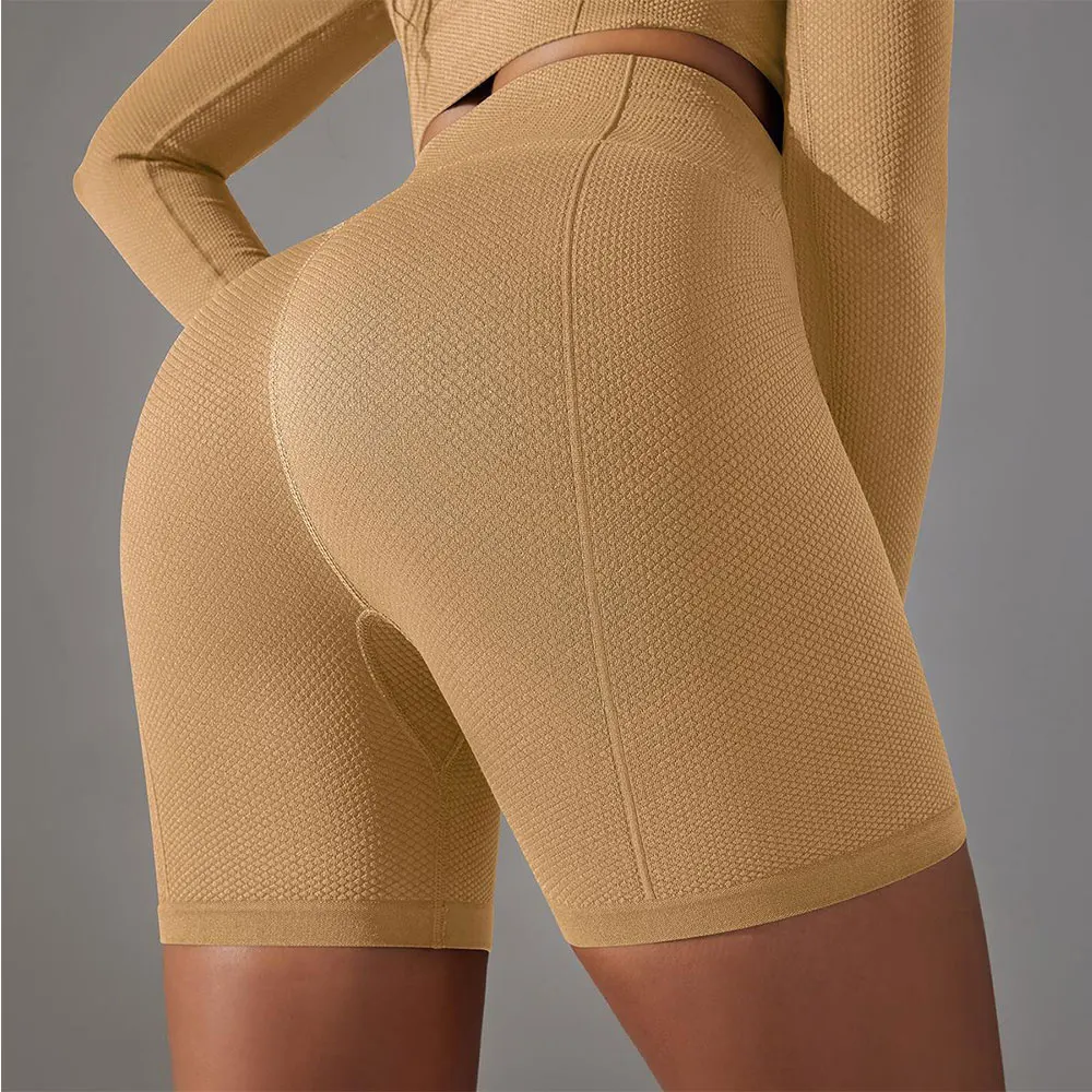 

Seamless Gym Shorts Sports Shorts For Women High Waist Hip Push Up Short Leggings Tummy Control Workout Fitness Yoga Shorts