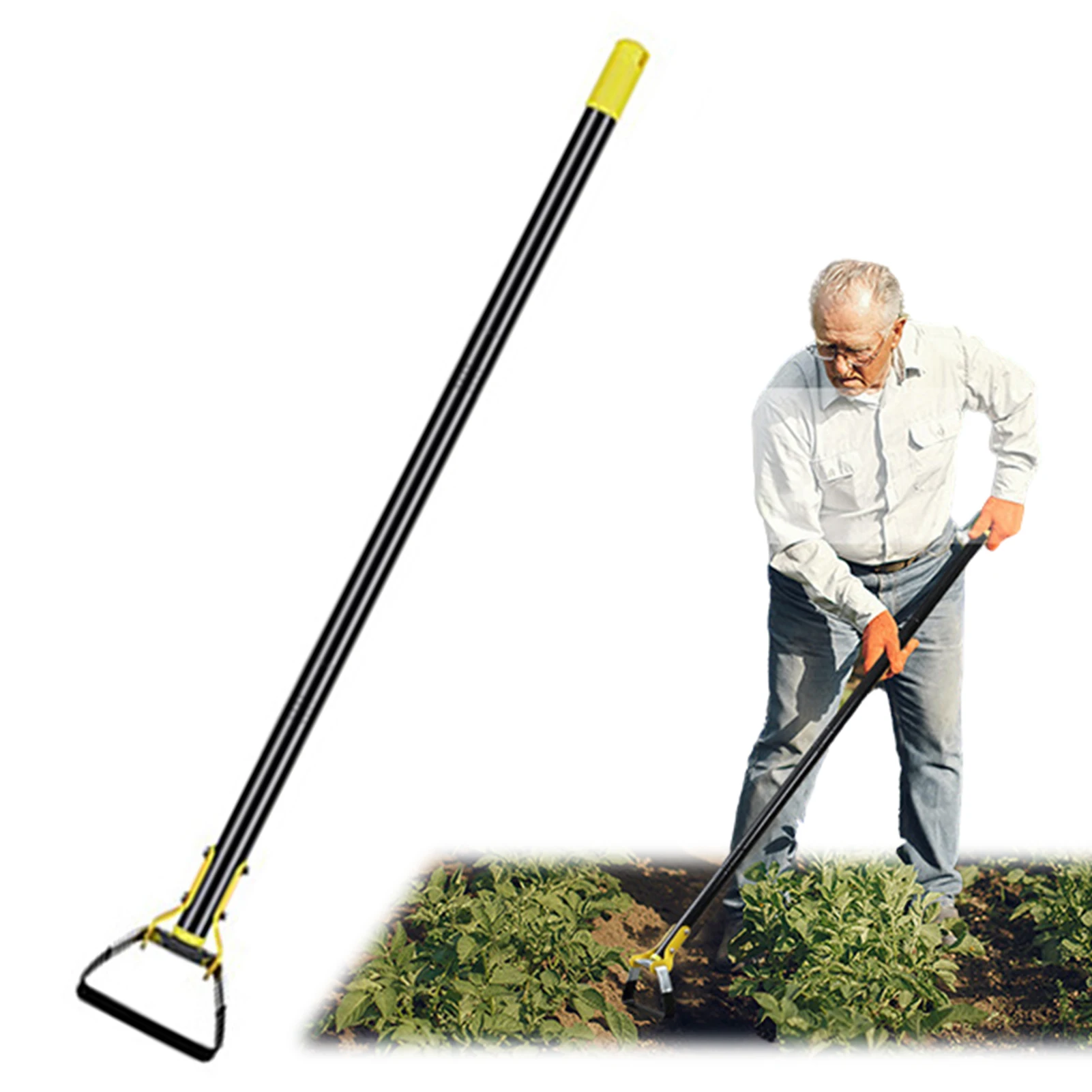 

Hoe Garden Tool Stirrup Loop Stirrup Hoe With Adjustable Long Hand Oscillating Hoe Great For Weeds In Backyard Vegetable Garden