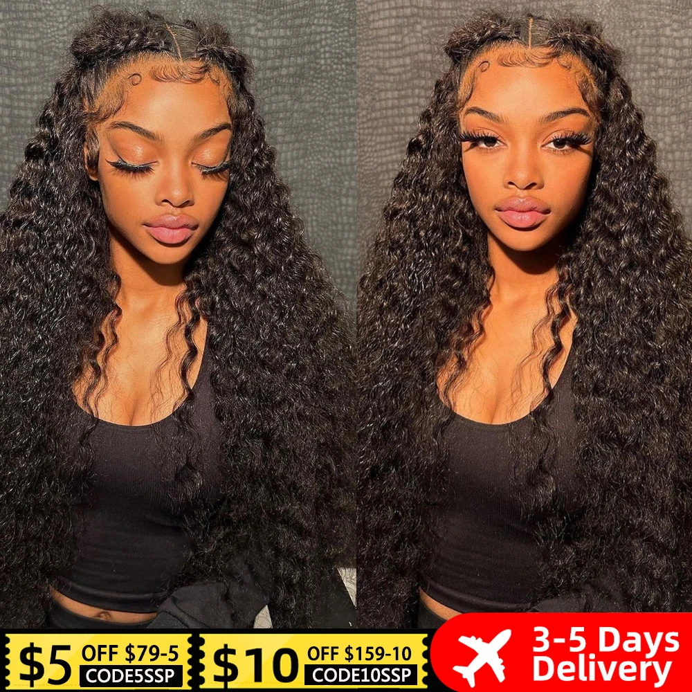 

13x6 Hd Lace Frontal Wig 13x4 Front Water Wave Brazilian Deep Wave Human Hair Wigs 4x4 Closure For Women 30 Inch Free Shipping