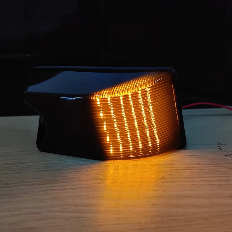 2X копченые линзы передняя желтая Светодиодная лампа на крышу кабины боковые