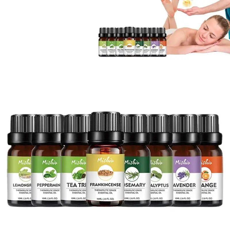 

Essential Oils Set For Women Aromatherapy Oils Gift Set 8 Pack 10ml Blend Oil For Humidifier Diffuser Air Freshener Home Care