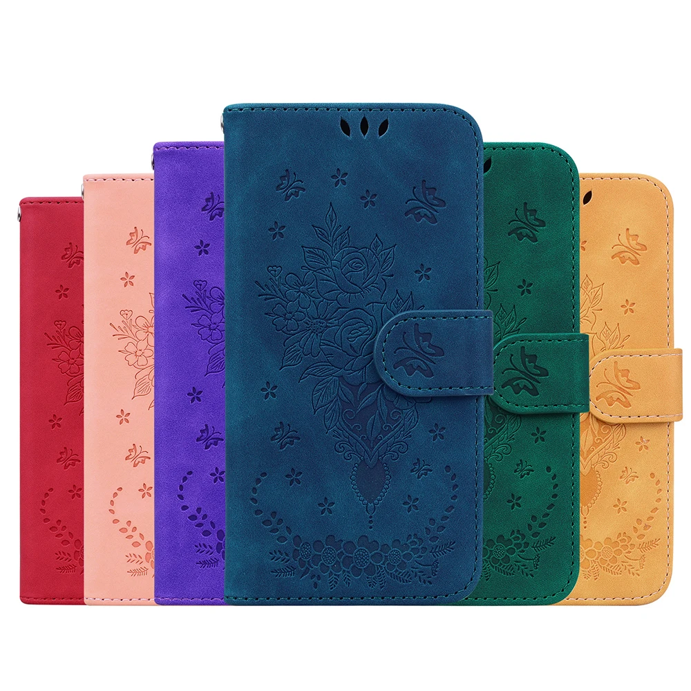 

Flower Pattern Wallet Flip Case For Samsung Galaxy A320 A520 J3 J510 J330 J530 J730 M32 M52 M62 M23 M33 M53 F52 5G Leather Cover