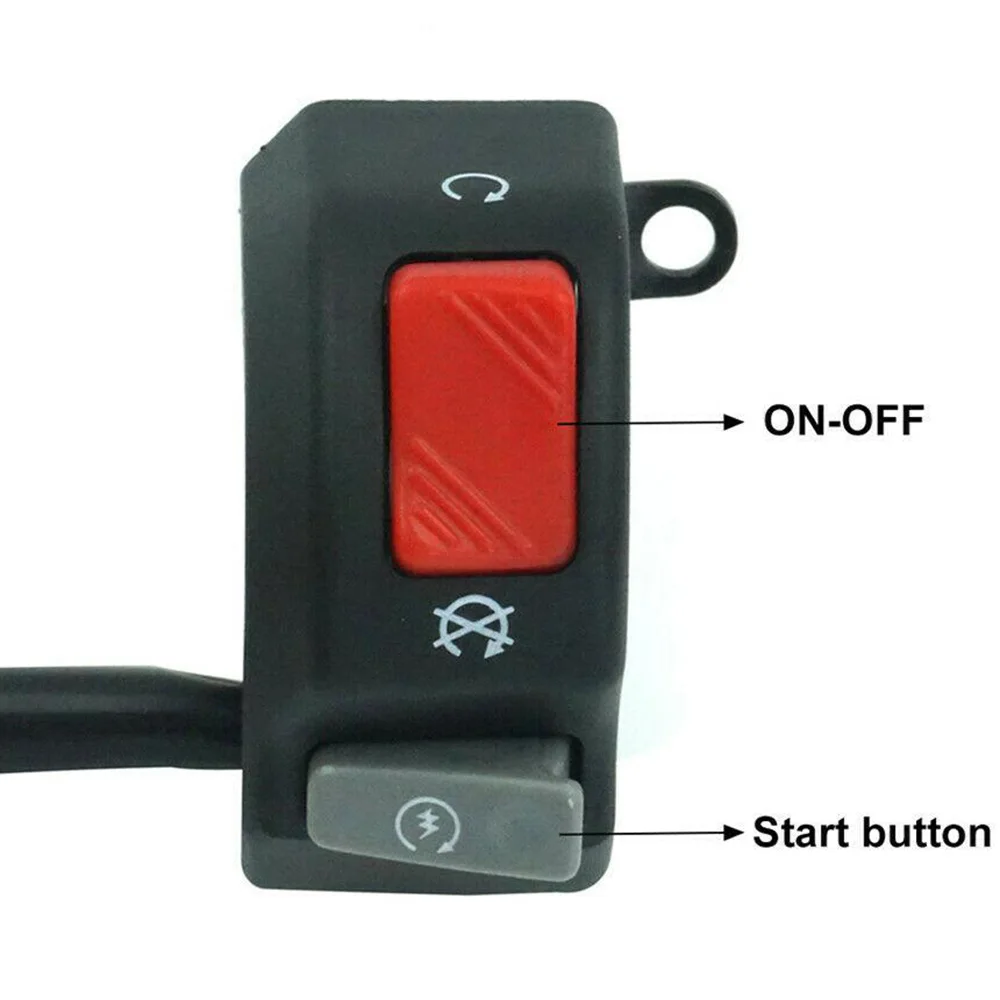 

7/8\\\\\\\" Handlebar switch Motorcycle Fog Headlight Horn ON OFF Button 12V 1PC
