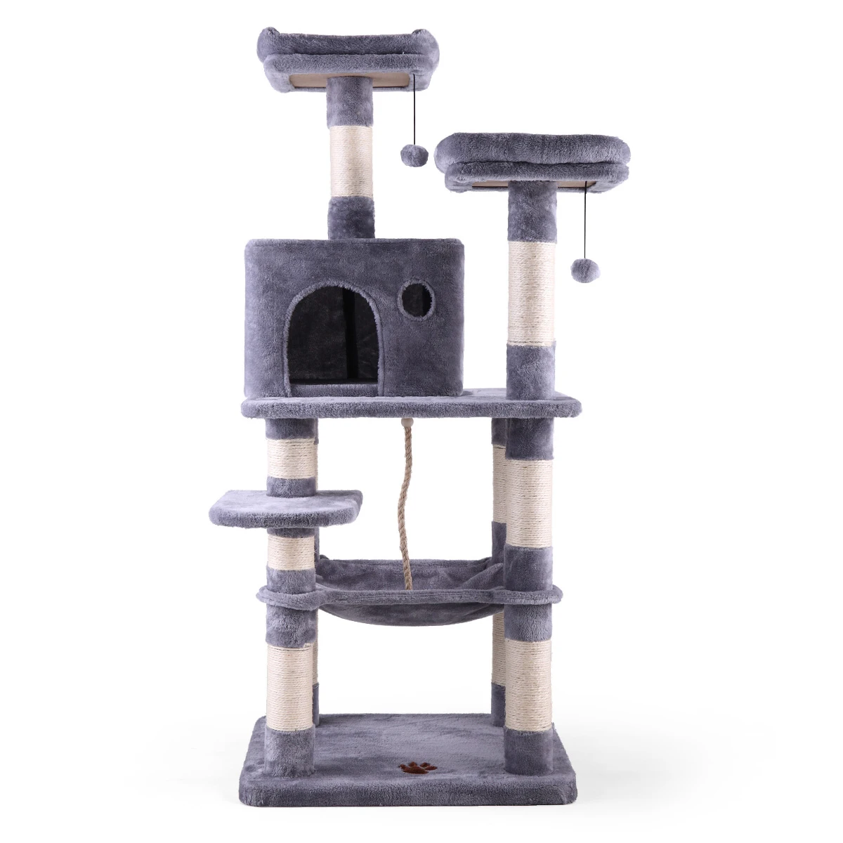

Side Top Cat Tree - Light Grey