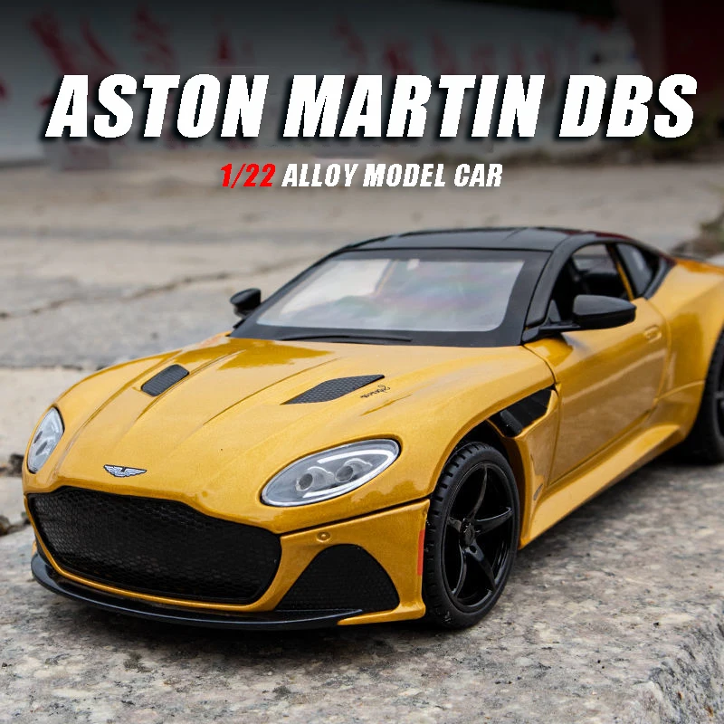 Aston Martin Dbs Литая Под Давлением Модель Автомобиля Масштаб 1:24 Металлический
