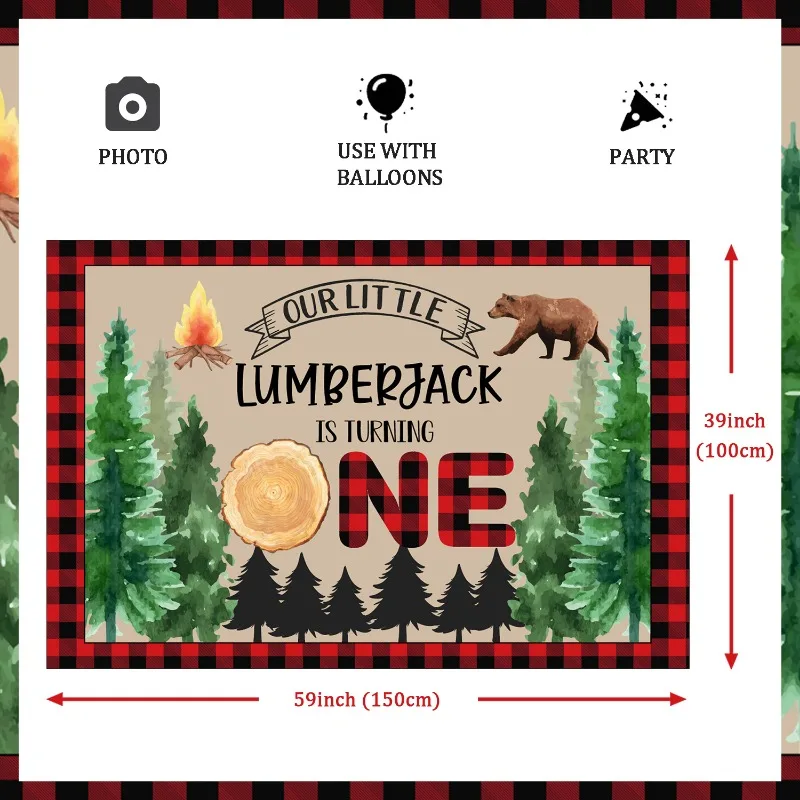 Зимний Деревянный Резак Украшение На День Рождения Тематические Принадлежности