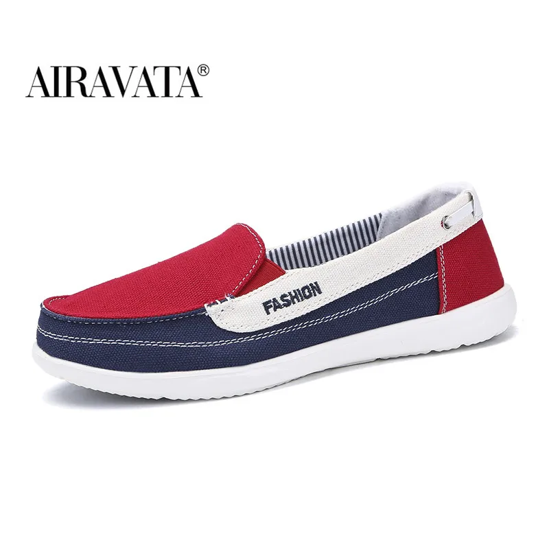 Women's Loafer Shoes Canvas Walking Shoes Fashion Casual Sneakers Comfortable Flats Slip-on Breathable Footwear