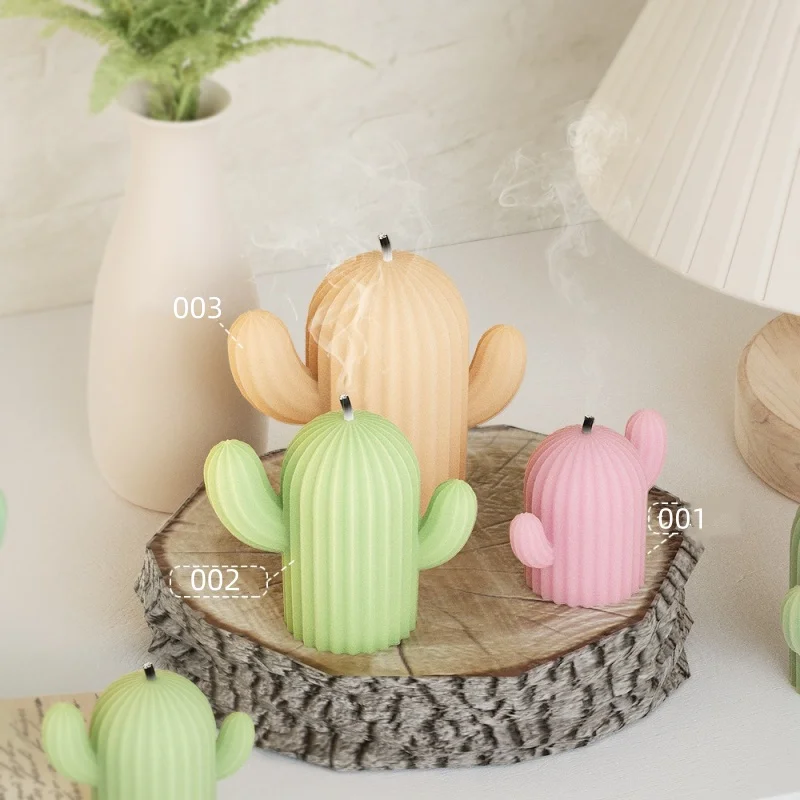 Силиконовая форма для подсвечника в виде кактуса сделай сам ароматерапии гипса