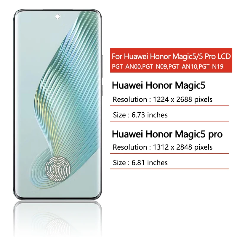 AMOLED для Huawei Honor Magic 5 PGT-AN00 ЖК-дисплей дигитайзер сенсорного экрана в сборе Pro 5Pro