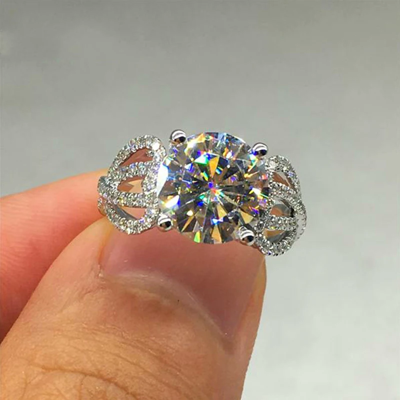 

Cubic Zirconia Women Engagement Wedding Ceremony Party Finger Accessories Exquisite Fashion Rings Jewelry