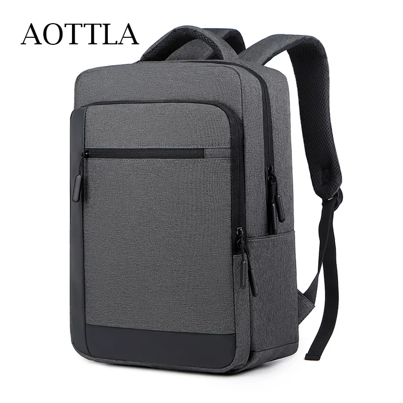 

AOTTLA Usb Charging Laptop Bag Man Backpack Oxford Cloth Good Quality Backpack For Boys Brand New Shoulder Bag For Male Handbag