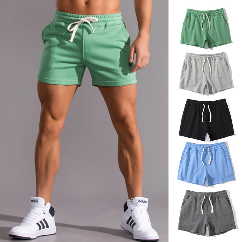 

Men's summer cotton sports shorts Loose casual shorts men's oversized basketball shorts sports fitness running sports pants men'
