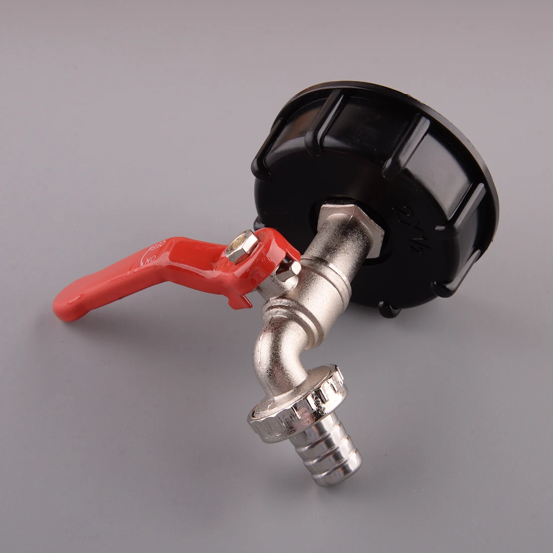 

LETAOSK S60x6 to 1/2" Valve Drain Hose Faucet Tap Connector Adapter Fit For IBC Tank Drum Container
