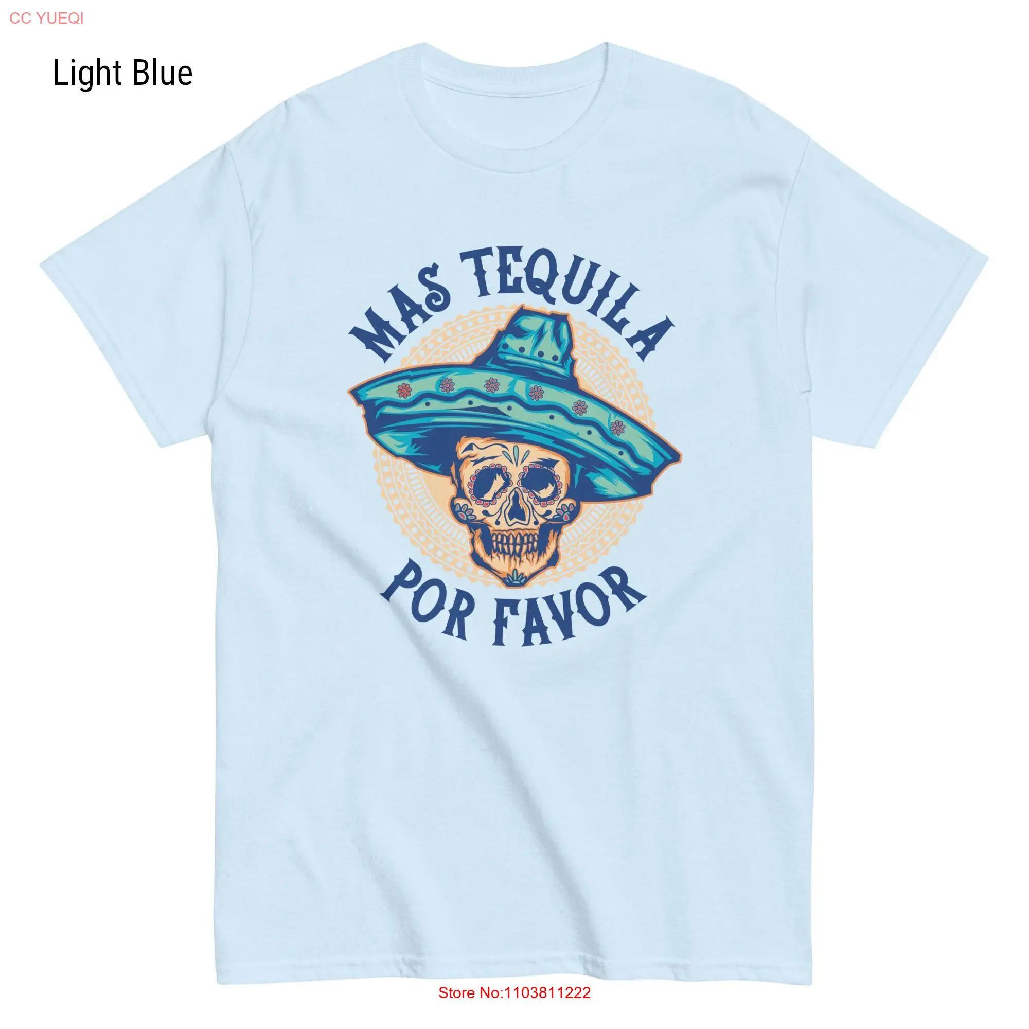 Забавная футболка мексиканской тематики с дизайном черепа и сомбреро идеально