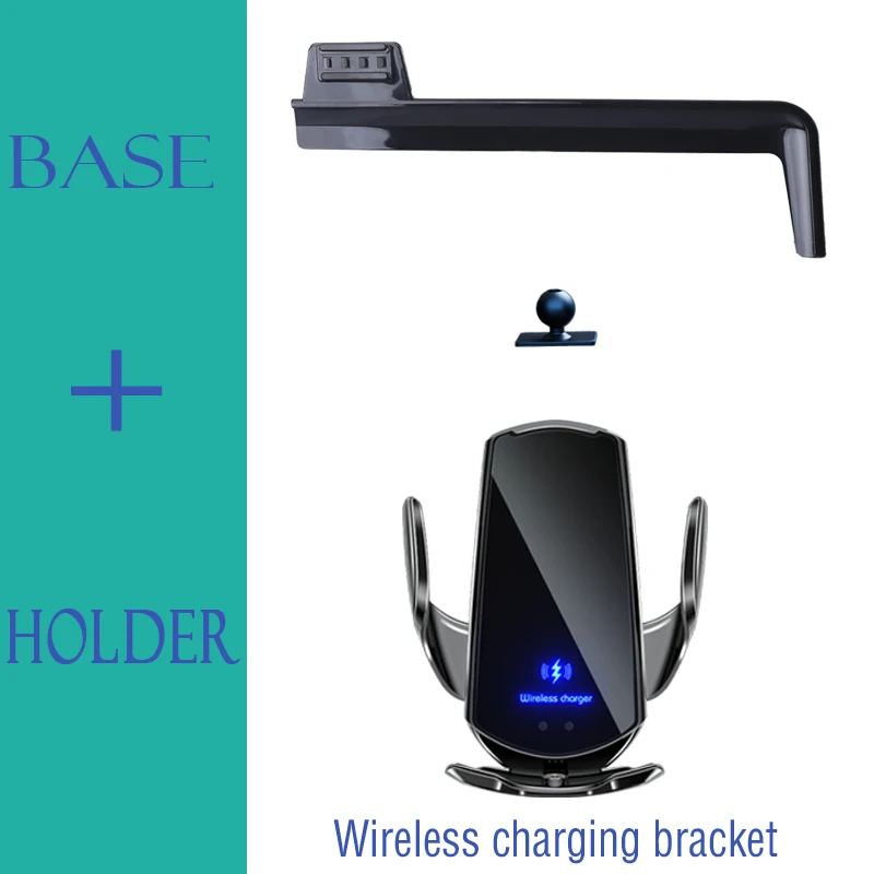 

Автомобильный держатель телефона для Mercedes Benz GLB X247 2019 2020 2021 2022 2023, навигационный экран, фиксированный кронштейн, подставка для беспроводного зарядного устройства