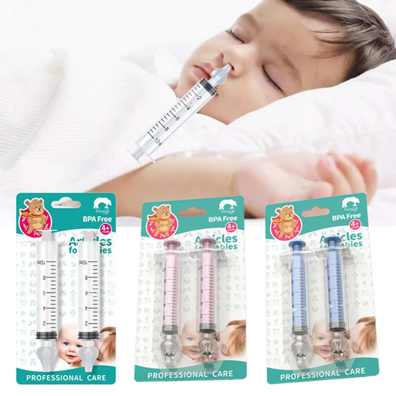 

Baby Nasal Aspirator Professional Syringe Nasal Irrigator Kids Nose Cleaner Rinsing Device Reusable Nose Washing for Children