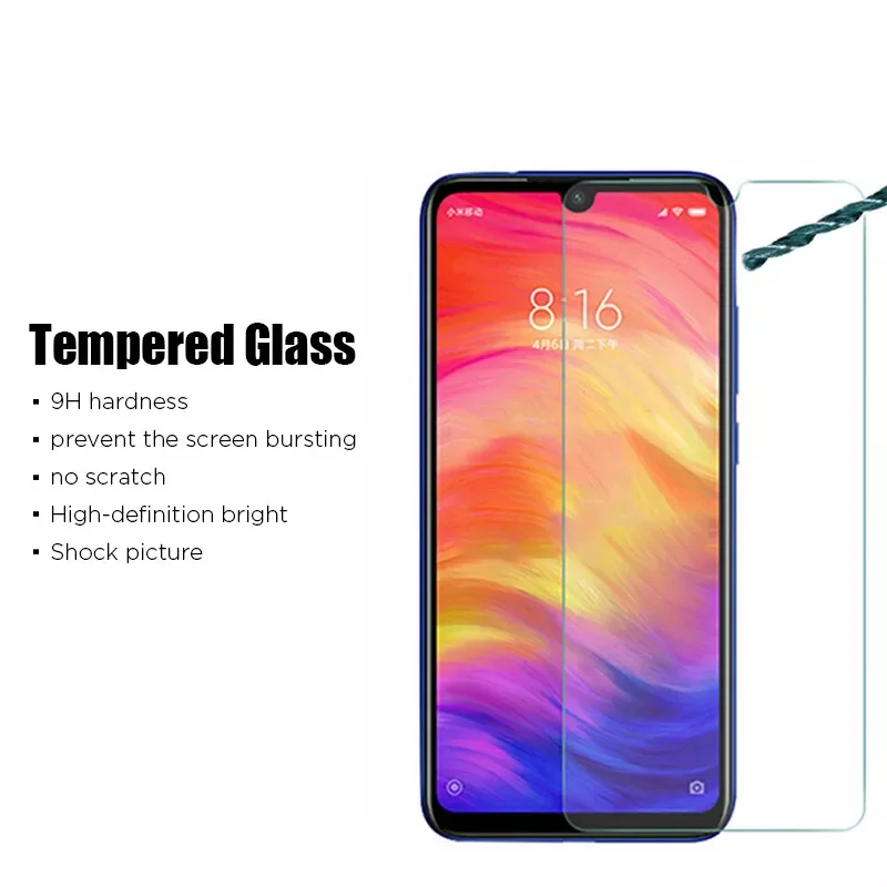 Original glass for xiaomi redmi note 10 9 8 pro 10s  9t 9a 9c NFC 7 Pro Max protective glass For Note 9s 11 9at 10 9t 7a 10t Pro
