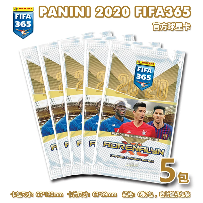 

New Genuine Panini Football Star Card 2020 FIFA 365 Adrenalyn XL Trading Card Collection Card Game Kid Toy