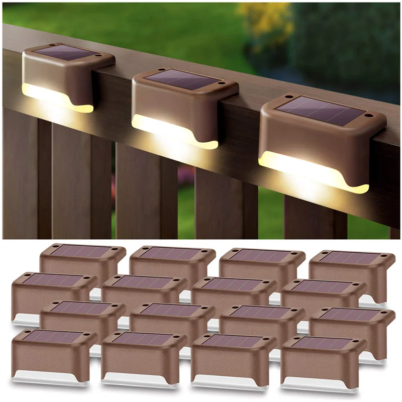 

Solar Led Light Outdoor Garden Solar Lights Waterproof Solar Deck Lights Fence Lamp Decoration for Patio Stair Garden Fence