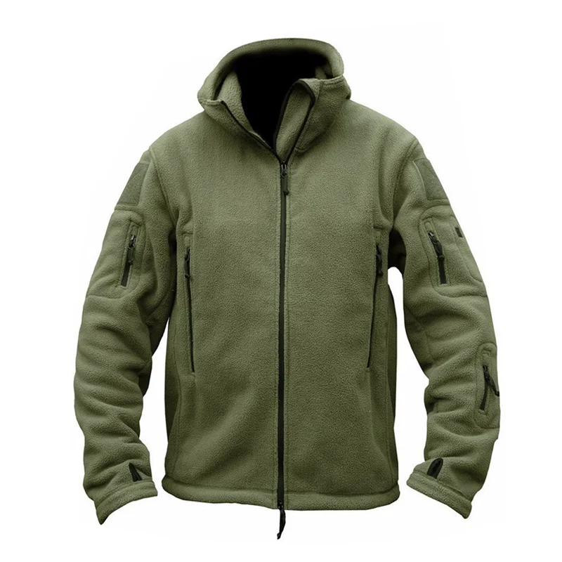 

Winter Air Gun Military Men's Jacket Tactical Brushed Army Green Warm Jacket Hooded Jacket Autumn Jacket Men's Wear