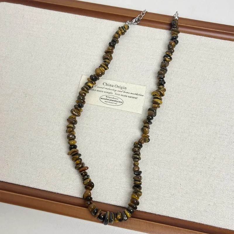 Draweye нерегулярные ожерелья из натуральных камней для женщин в этническом стиле