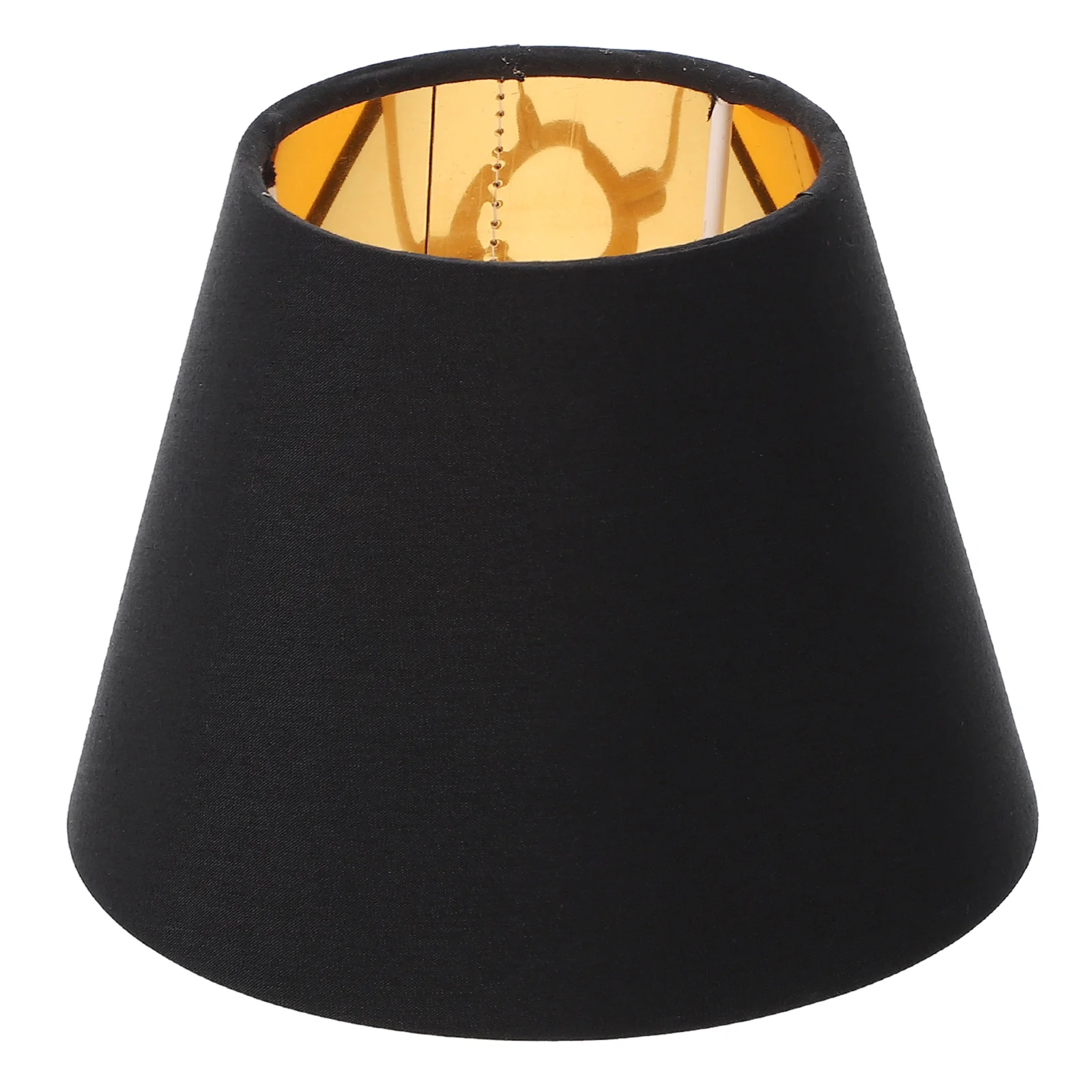 

E14 Fabric Lampshade Cover Accessory Dust-proof Black Sconces Reading Light Durable PC Shades