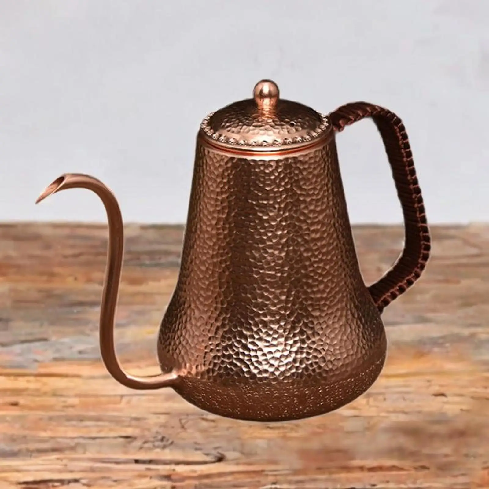 Гофрированный кофейный Чайник гусиная шея с длинным носиком Быстрое нагревание