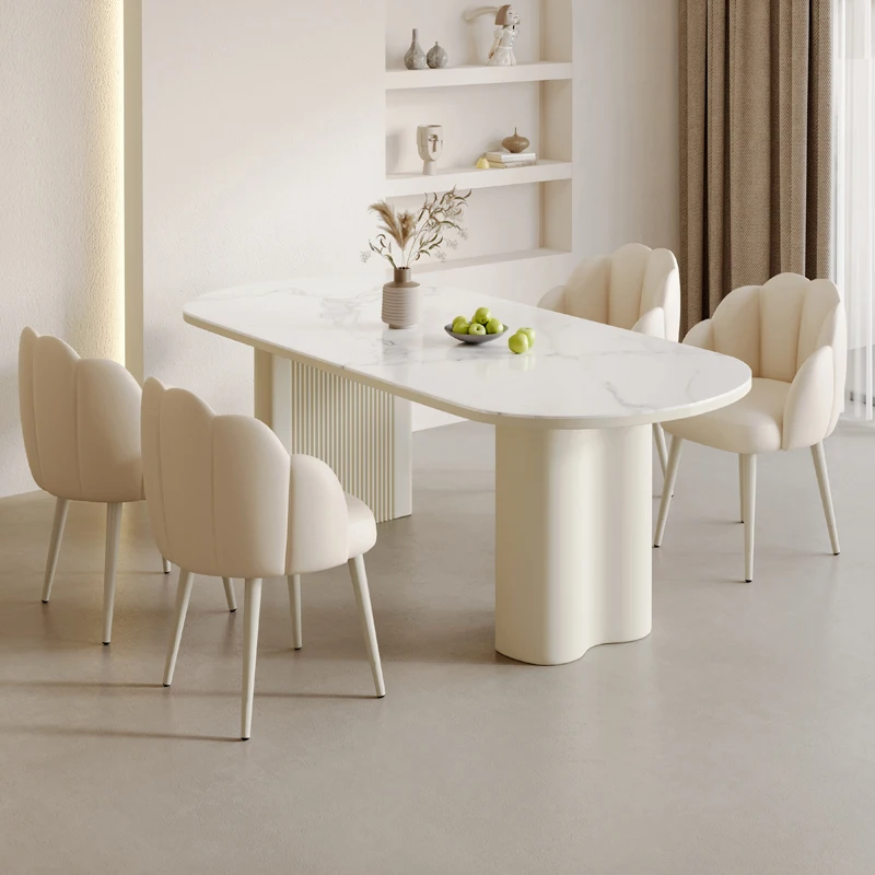 

Modern Slate Kitchen Table Design White Wine Balcony Dining Tables Coffee Receptionist Mesas De Jantar Small Furniture HD50CZ