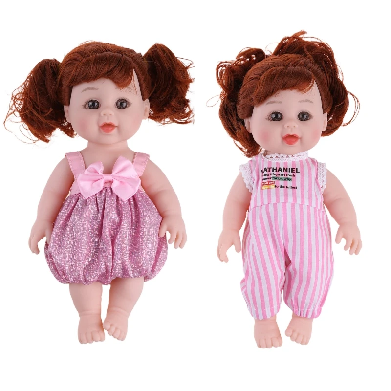 

Имитация говорящей куклы, реалистичные детские спящие куклы, обучающая игрушка для малышей, подходит для магазинов принадлежностей для мат...