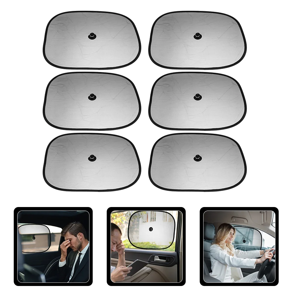

3 Pairs Car Window Shade Car Window Curtains Car Side Windows Shades Car Sun Shade Windshield Sun Visor