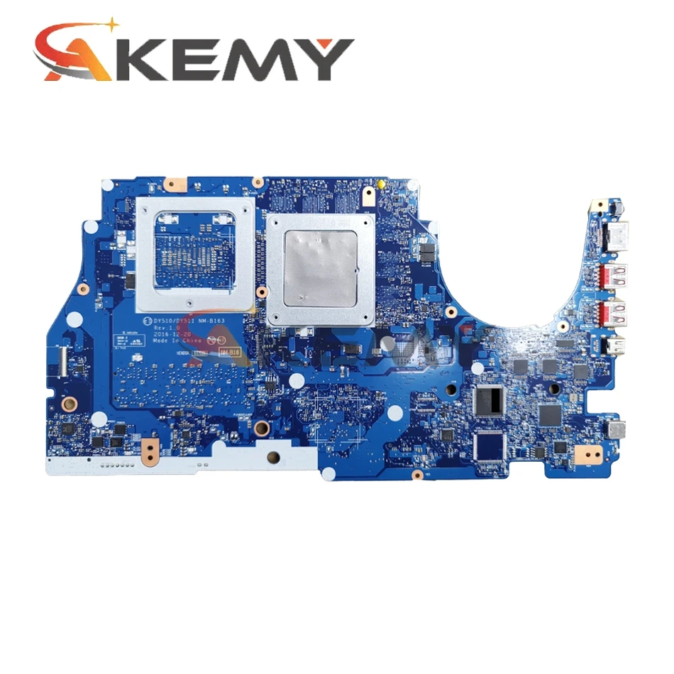 NM-B163 для Lenovo Y720-15IKB R720 материнская плата ноутбука с процессором i7-7700HQ SR32Q CPU:GTX1060M 6G